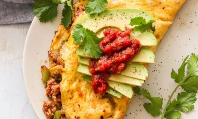 Rustic Chorizo Omelette
