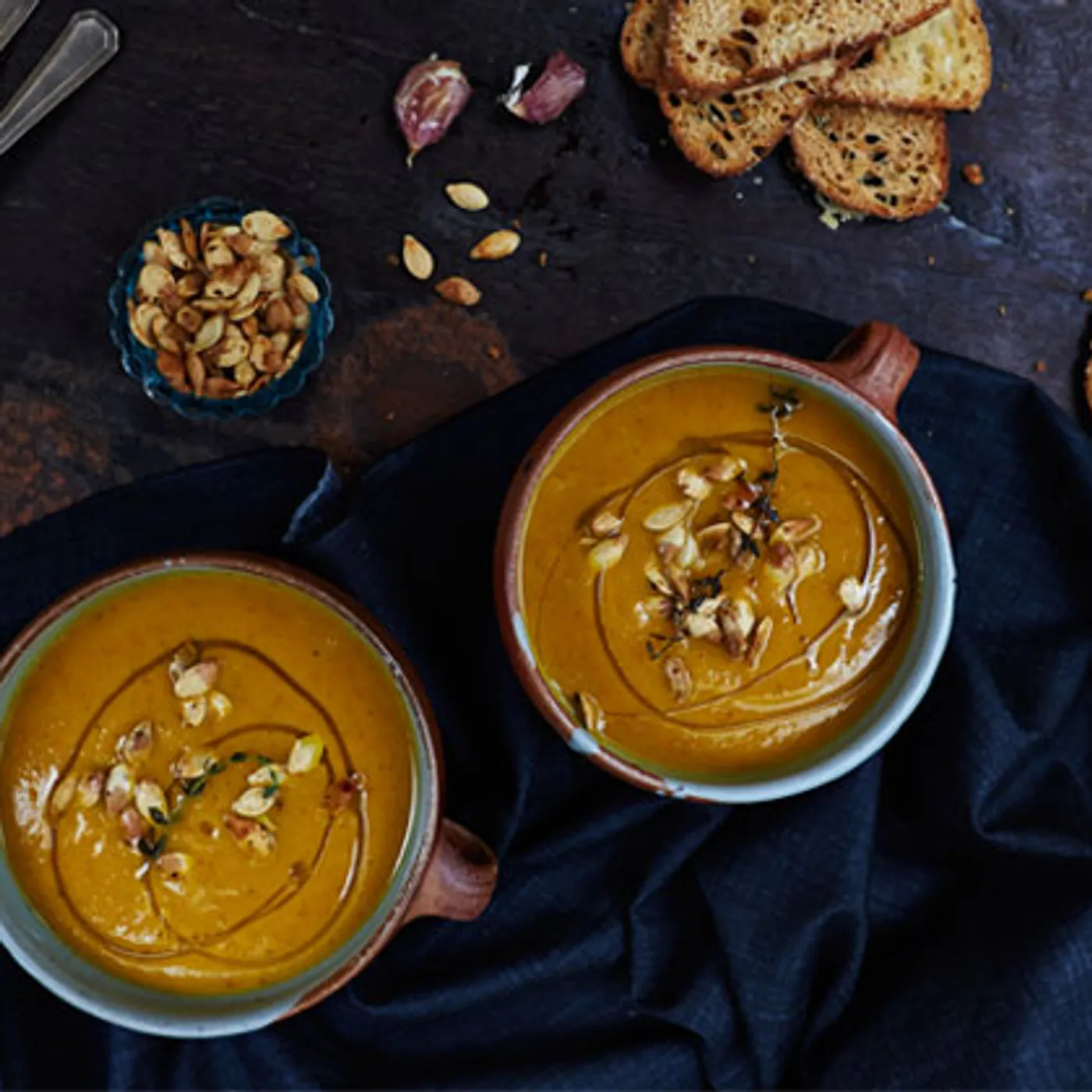 Glorious roasted pumpkin soup recipe