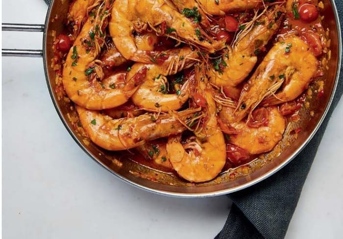 Garlic and Chilli Prawns