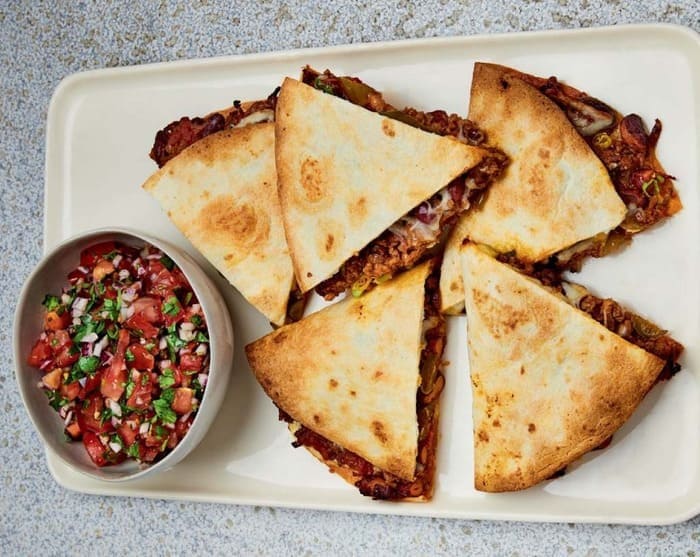 Mexican Beef and Jalapeño Quesadillas
