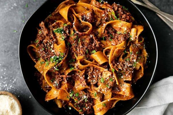 Short Ribs with Cognac Cream Ragu