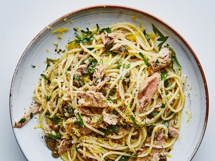 Easiest tuna pasta